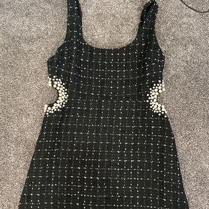 ZARA SENT WRONG SIZE Never worn Pearl tweave mini dress